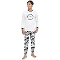 Li’l Tomatoes Boys 100% Cotton Light Winter Night Suit | Full Sleeve T-Shirt &amp; Pyjama Set | Soft &amp; Breathable Sleepwear | 7–16 Years