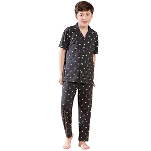 Lil Tomatoes Boys 100 Cotton Night Suit