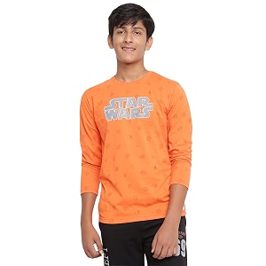Lil Tomatoes Boys Regular Fit Printed Round