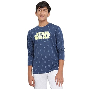 Lil Tomatoes Boys Regular Fit Printed Round