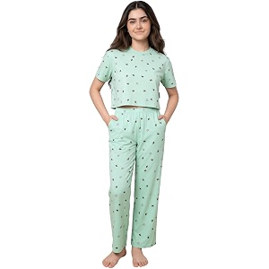 Lil Tomatoes Girls Cotton Night Suit Set