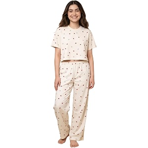 Lil Tomatoes Girls Cotton Night Suit Set