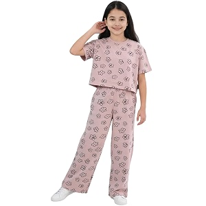 Lil Tomatoes Girls Cotton Night Suit Set