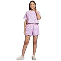 Li'l Tomatoes Girls Cotton Night Suit Set | Half Sleeve T-Shirt &amp; Shorts | Soft &amp; Breathable Summer Sleepwear | Printed Nightsuit for 7–16 Years