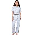 Li39l Tomatoes Girls Cotton Night Suit Set