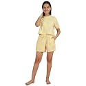 Li'l Tomatoes Girls Cotton Night Suit Set | Half Sleeve T-Shirt &amp; Shorts | Soft &amp; Breathable Summer Sleepwear | Printed Nightsuit for 7–16 Years