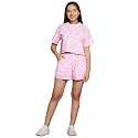 Li'l Tomatoes Girls Cotton Night Suit Set | Half Sleeve T-Shirt &amp; Shorts | Soft &amp; Breathable Summer Sleepwear | Printed Nightsuit for 7–16 Years