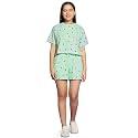 Li'l Tomatoes Girls Cotton Night Suit Set | Summer Half Sleeve T-Shirt &amp; Shorts | Soft &amp; Breathable Sleepwear | Printed Nightsuit for 7–16 Years