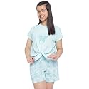 Li'l Tomatoes Girls Cotton Night Suit Set | Half Sleeve T-Shirt &amp; Shorts | Soft Summer Sleepwear Co-Ord Set | Casual Printed Outfit | 7–16 Years
