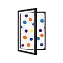 Li’l Davinci Art Cabinet, Stores up to 50 Pieces of 12 x 18 inch Art, Outer Wooden Frame Dimensions 14.75 x 20.75 inches, Kids Art Frame, Front Opening, Hangs Vertical or Horizontal, Black