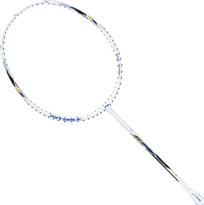 LI-NING AXFORCE BLAST 4U White Blue Unstrung