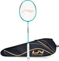 LI-NING Axforce Tiger Strung Badminton Racquet for Professional Players Blue Strung Badminton Racquet