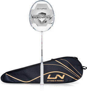 li-ning g-force 8900 extra strong white unstrung badminton racquet
