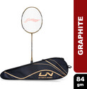 LI-NING Super Series 900 Strung Badminton Racket (84 gms, Olive Gold/Grey, free cover) Multicolor Strung Badminton Racquet