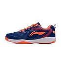 Li-Ning Ultra IV Non-Marking Cushion Badminton Shoe (Blue, Orange, 11 UK, Unisex)