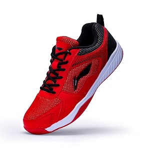 li-ning ultra non-marking badminton shoes redblack 8 uk
