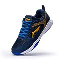 Li-Ning Ultra Non-Marking Badminton Shoes Navy/Gold 10 UK