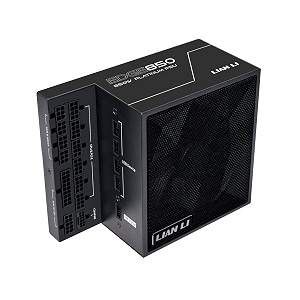 lian li edge series-850w full modular power supply-80 plus platinum-atx 30 31-pcie 51-l-shape design for dual chamber case