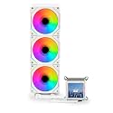 Lian Li Galahad II LCD SL-INF 360 RGB CPU Liquid Cooler/AIO with Infinity Fan- |White | Support Intel: LGA 1700/1200 / 115x AMD: AM5 / AM4