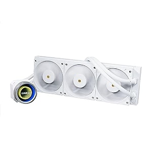 lian li galahad ii trinity performance 360 argb cpu liquid cooleraio - white  support intel lga 1700 115x 1366 775 1200 2011 2066 amd am4 am5 tr4  strx4  sp3