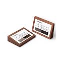 LIANHELILAI Wood Label Holder 2 Pack for Tabletop Stand or Recline