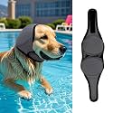 LIANZIMAU Dog Ear Covers for Bath, Swimming &amp; Grooming Water Resistant Dogs Shower Cap Reusable Dog Ear Protection for Noise, Blow Drying Adjustable Ear Wraps for Dogs Bathing Supplies