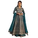 Libas Art Embroidered Georgette Anarkali Kurta With