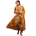 Libas Art Printed Georgette Anarkali Kurta Set
