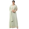 Libas Art Womens Embroidered Georgette Co ord