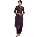 Libas Embroidered Wool A-Line Kurta Ethnic