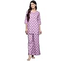Libas Printed Cotton Night Suit