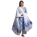 Libas Printed Cotton Straight Kurta Set for