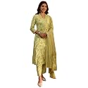 Libas Printed Cotton Straight Kurta With Trouser