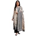 Libas Printed Silk Blend Straight Kurta With