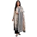 Libas Printed Silk Blend Straight Kurta With