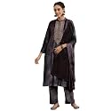 Libas Printed Velvet Straight Kurta with Trouser