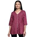 Libas Printed Viscose A-Line Kurti
