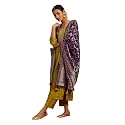 Libas Self Design Silk Straight Kurta With