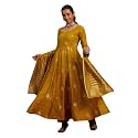 Libas women39s Chanderi Silk Kurta Sets 