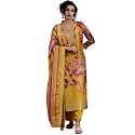Libas Womens Printed Silk Blend Straight Kurta
