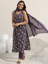 LIBAS Women Cotton Blend Kurta Pant Dupatta