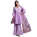 Libas Women Cotton Printed A-Line Kurta With