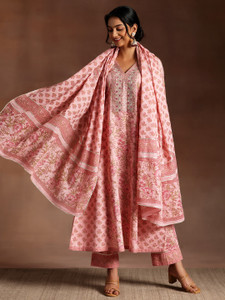 LIBAS Women Kurta Palazzo Dupatta Set