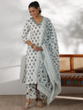 LIBAS Women Kurta Palazzo Dupatta Set