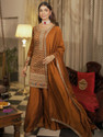 LIBAS Women Kurta Palazzo Dupatta Set