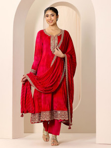 LIBAS Women Kurta Pant Dupatta Set