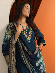 LIBAS Women Kurta Pant Dupatta Set