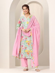 LIBAS Women Kurta Pant Dupatta Set