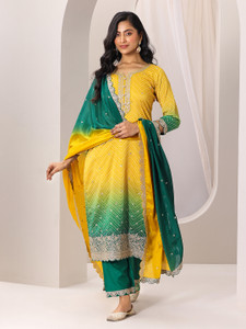 libas women kurta pant dupatta set