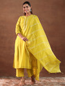 LIBAS Women Kurta Pant Dupatta Set